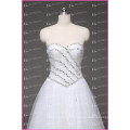 New Arrival A-line Sweetheart Neckline Beaded Top Patterns Low Back China Wholesale Wedding Dresses